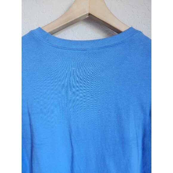 Life is Good Holiday Flowers Cotton Tee, Short sleeve Graphic Crew Neck T-Shirt - Picture 2 of 8